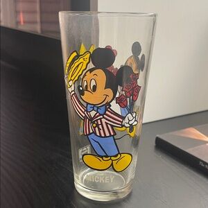 Vintage 1978 MICKEY Mouse Glass Tumbler